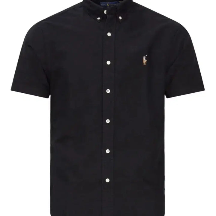 [BUNJANG] Polo Ralph Lauren Short Sleeve Shirt - Black/White / 무배) 정품/새상품 폴로 랄프로렌 반팔 셔츠 블랙/화이트