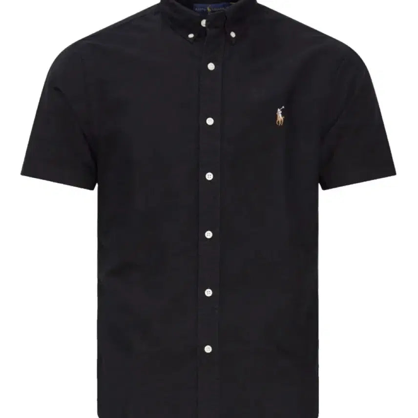 [BUNJANG] Polo Ralph Lauren Short Sleeve Shirt - Black/White / 무배) 정품/새상품 폴로 랄프로렌 반팔 셔츠 블랙/화이트