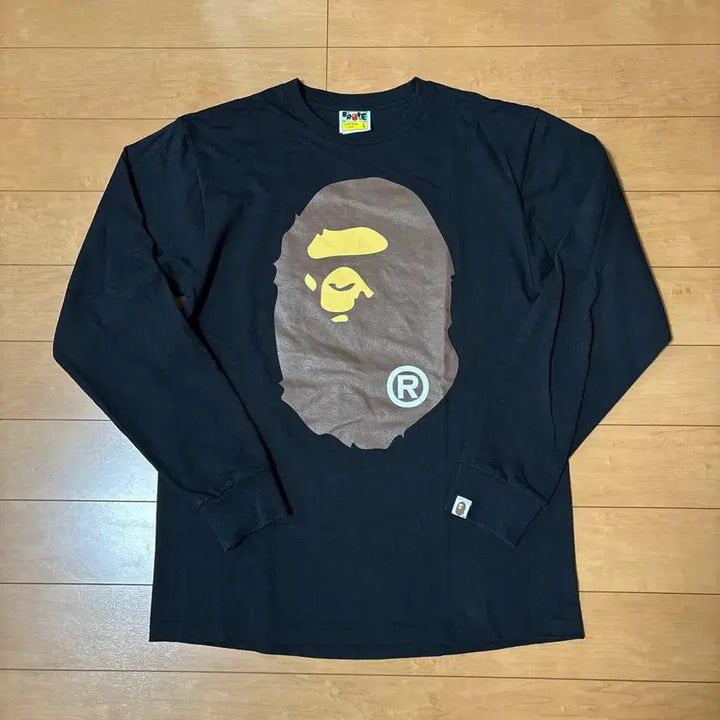 [BUNJANG] BAPE Big Ape Head Long Sleeve T-Shirt / 베이프 빅 에이프 헤드 롱슬리브 티셔츠 블랙