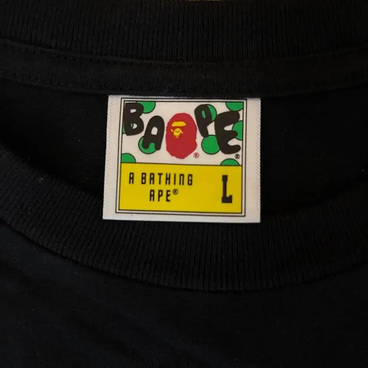 [BUNJANG] BAPE Big Ape Head Long Sleeve T-Shirt / 베이프 빅 에이프 헤드 롱슬리브 티셔츠 블랙
