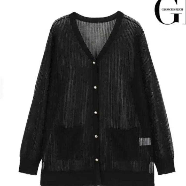 [BUNJANG] Black Summer Cardigan / 블랙 여름 가디건