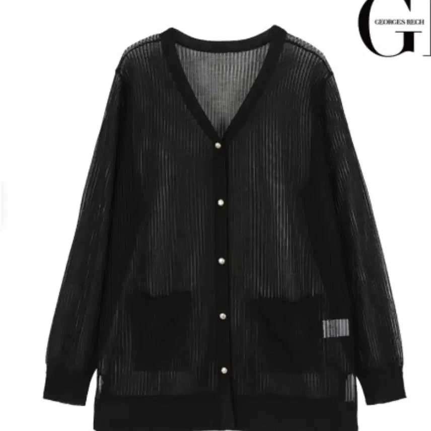 [BUNJANG] Black Summer Cardigan / 블랙 여름 가디건