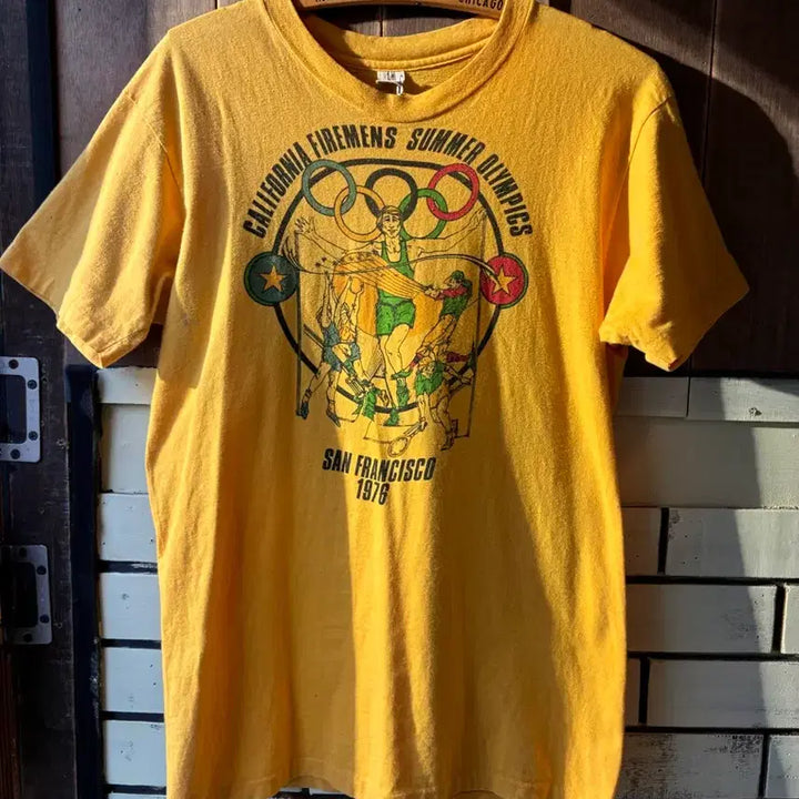 [BUNJANG] 1976 California Firemens Olympics Tee / 1976 California Firemens Olympics  Tee