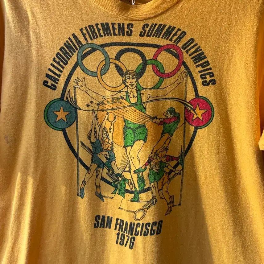 [BUNJANG] 1976 California Firemens Olympics Tee / 1976 California Firemens Olympics  Tee