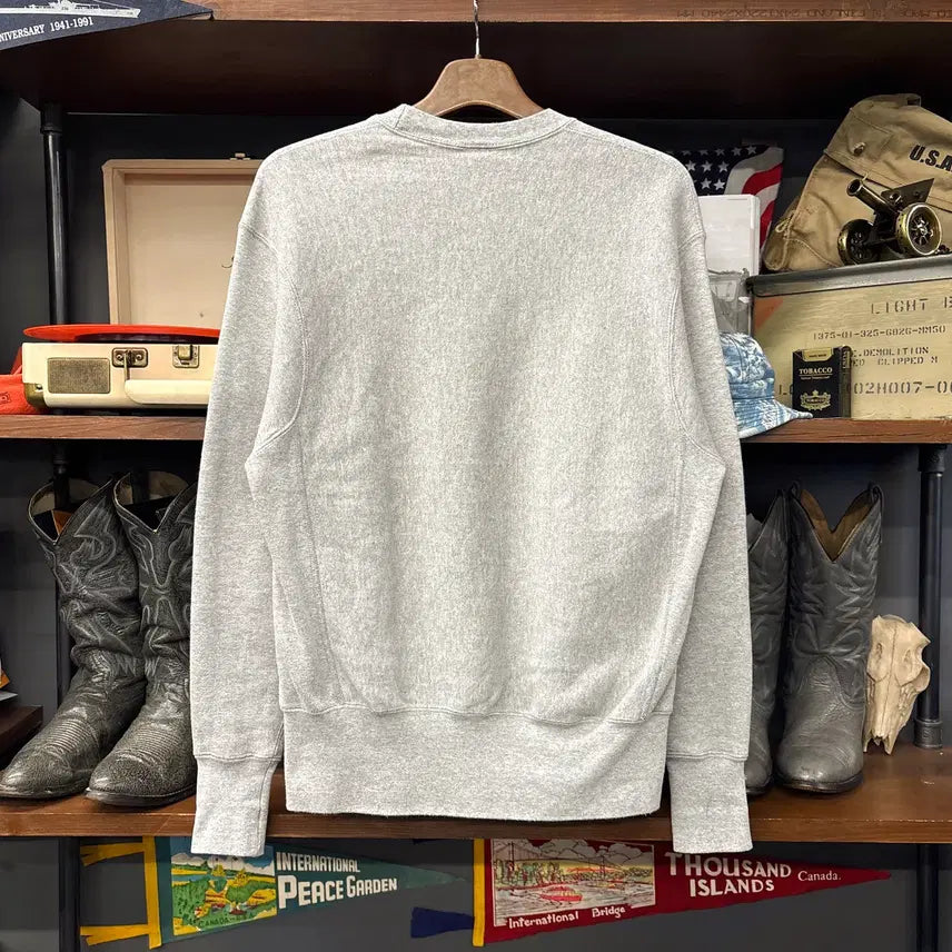[BUNJANG] 90s Reverse Weave Late Show Lettering Sweatshirt / 90s 리 리버스위브 Late Show 레터링 굿즈 스웻셔츠 N1217