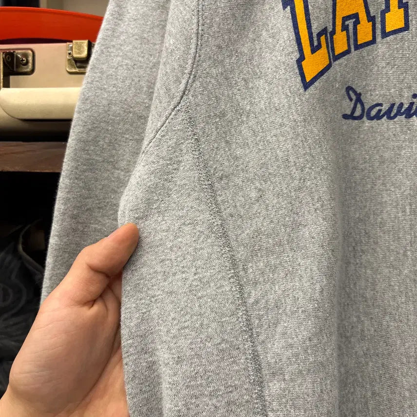 [BUNJANG] 90s Reverse Weave Late Show Lettering Sweatshirt / 90s 리 리버스위브 Late Show 레터링 굿즈 스웻셔츠 N1217