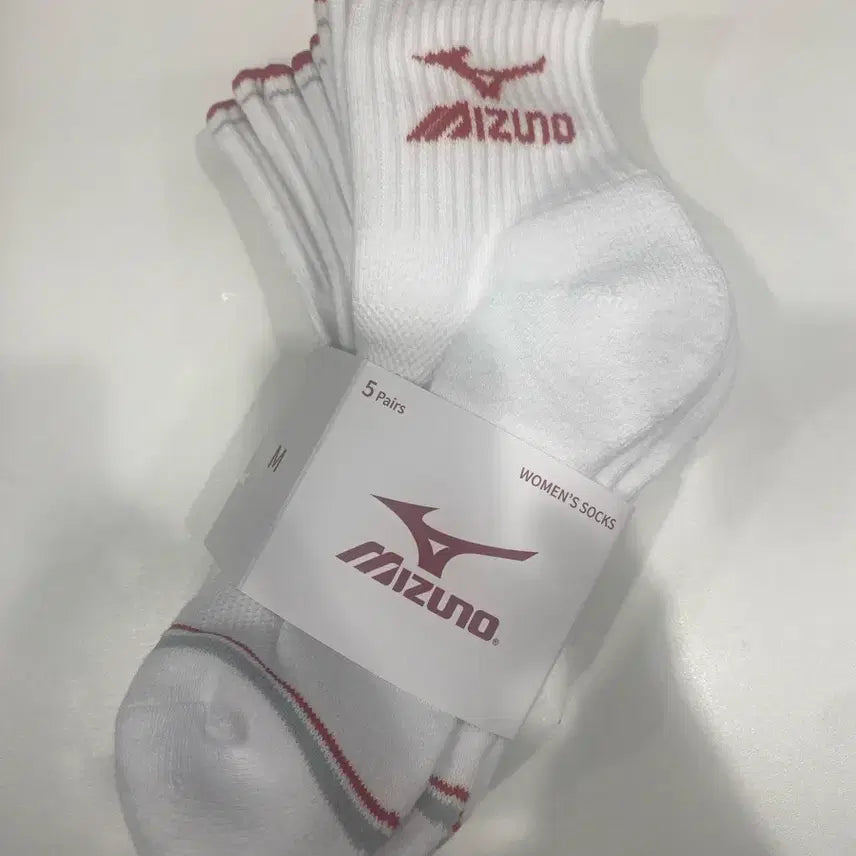 [SOLD OUT] (새상품/이중바닥)미즈노정품 여성중단목쿠션양말2세트10켤레 230~250