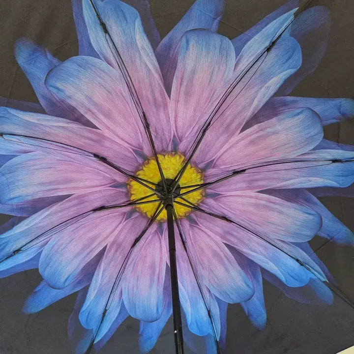 [BUNJANG] Floral Pattern Folding Umbrella / 플라워 패턴 접이식 양우산