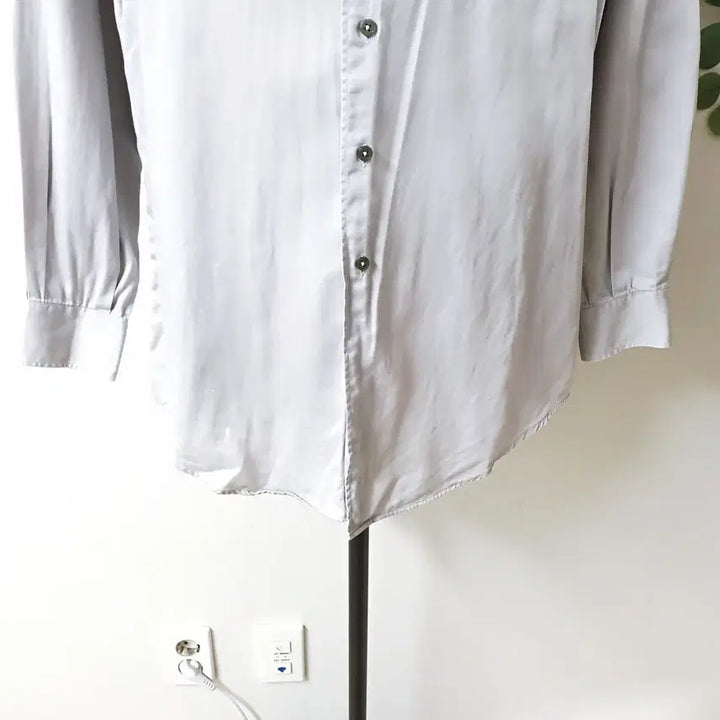 [BUNJANG] Nautica Satin Cotton Dress Shirt - Grey / 노티카 사틴 코튼 드레스셔츠 100 그레이
