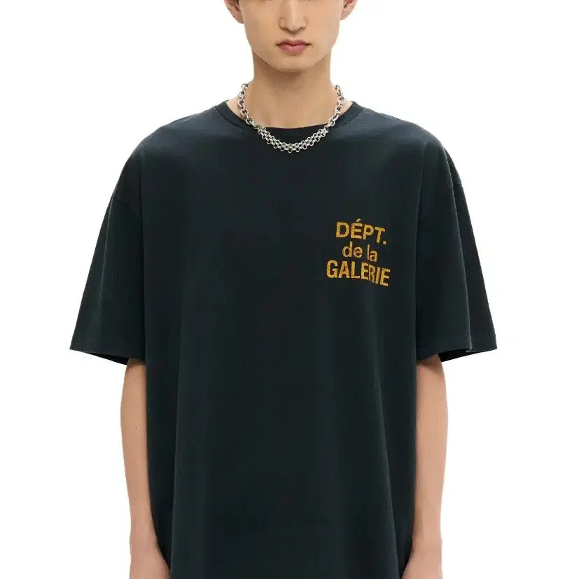 [SOLD OUT] [구매] 갤러리디파트먼트 / 25ss 프렌치 티셔츠 블랙 L