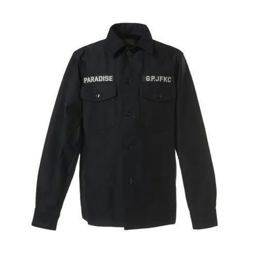 [BUNJANG] Wacko Maria Army Work Jacket / 14aw 와코마리아 코튼 오픈카라 아미 워크 자켓 L