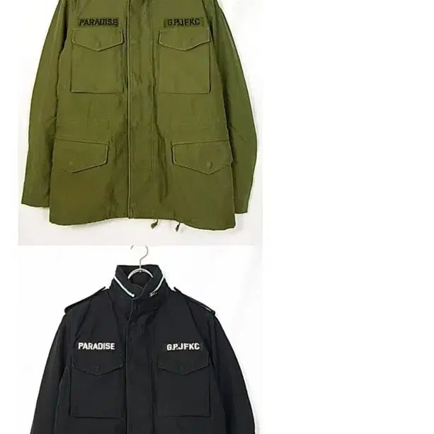 [BUNJANG] Wacko Maria Army Work Jacket / 14aw 와코마리아 코튼 오픈카라 아미 워크 자켓 L