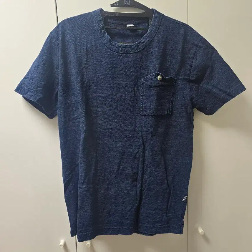 [SOLD OUT] PBJ 반팔 티셔츠 포켓 블루