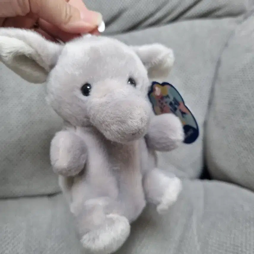 [BUNJANG] Mini Pet Baby Elephant Plush Doll / 내손안에미니펫 아기코끼리 새상품 인형