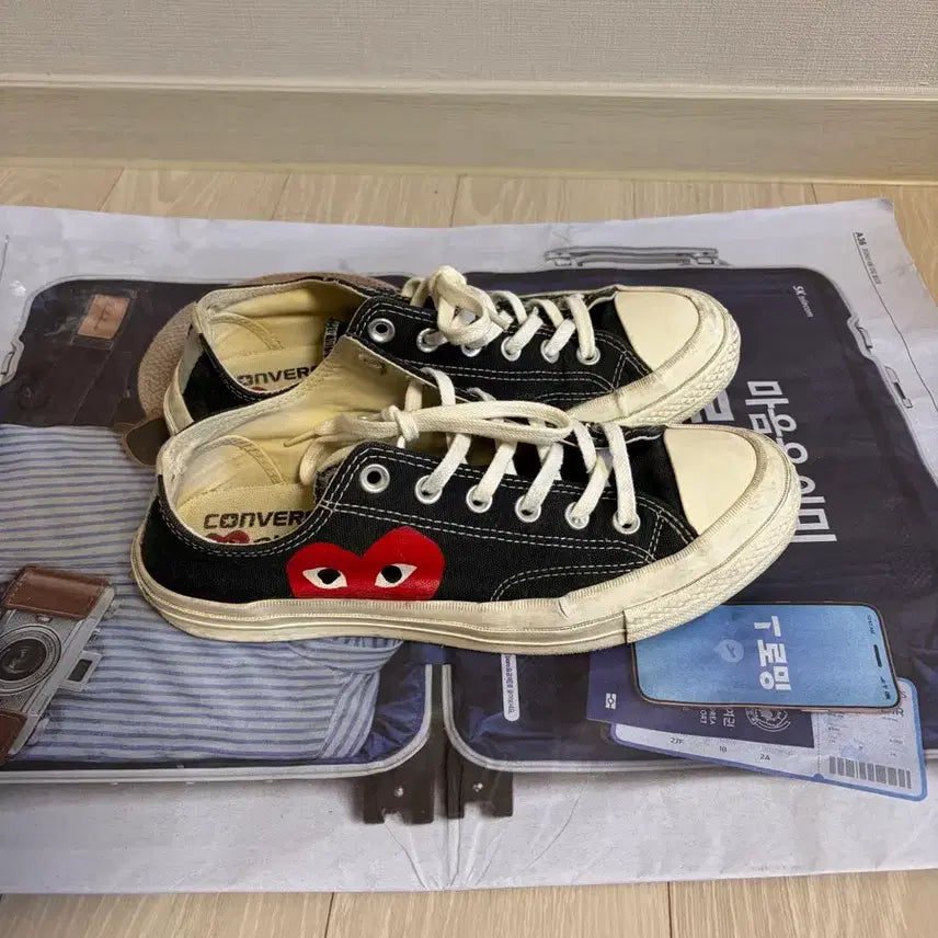 [SOLD OUT] 정품 꼼데가르송 컨버스 255 전투용