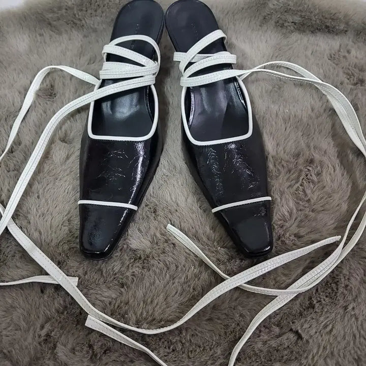 [BUNJANG] Orr Dragon Blues Strap Pumps Stiletto Heels 36 (230) / 새상품 오르 orr 드레곤블루스 스트랩 펌프스 힐 스틸레토 36 230