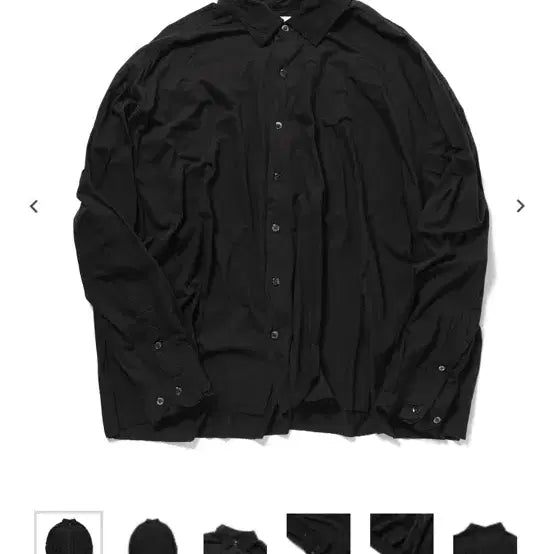 [BUNJANG] Kanemasa Phil Artisan Shirt Black / [M]카네마사필 26ss 아티잔셔츠 블랙