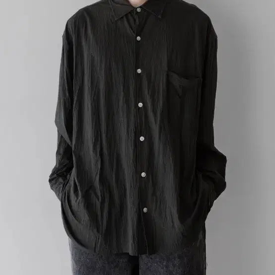 [BUNJANG] Kanemasa Phil Artisan Shirt Black / [M]카네마사필 26ss 아티잔셔츠 블랙