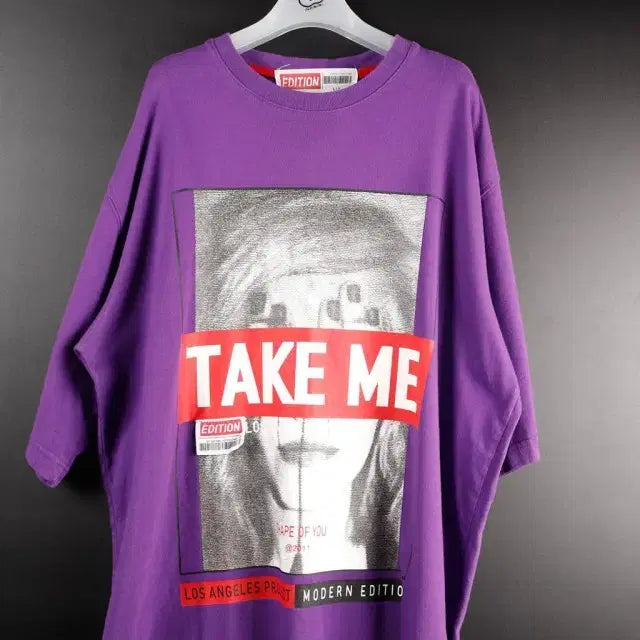 [BUNJANG] Lap Fit Two Oversized T-shirt / 랩 핏 투 오버사이즈 티셔츠