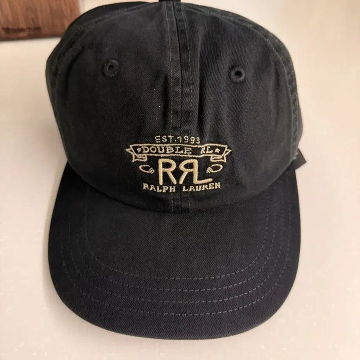 [SOLD OUT] RRL 더블알엘 랜치 로고 트윌 볼캡 블랙