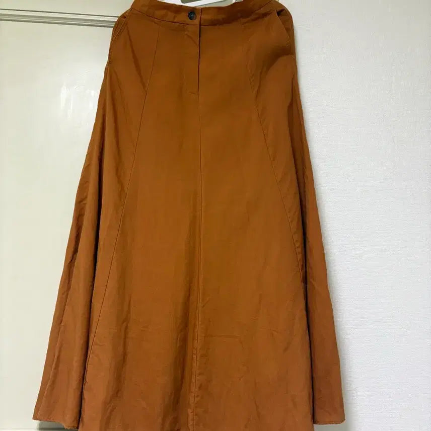 [BUNJANG] ZARA Orange Long Skirt - Small / 자라 오렌지 롱스커트 스몰