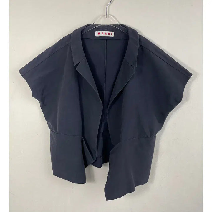 [BUNJANG] Marni Cotton Open Sleeveless Jacket / [38] 마르니 코튼 오픈 슬리브리스 자켓