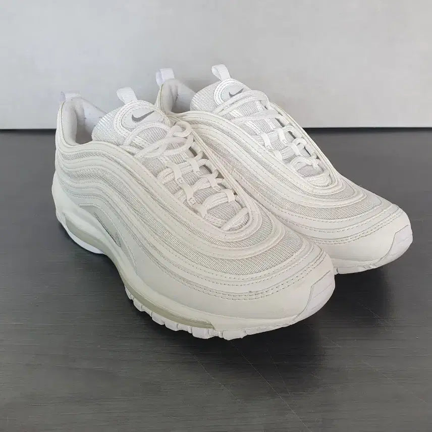 [SOLD OUT] 나이키 에어맥스 97 트리플 화이트 울프 그레이(260)