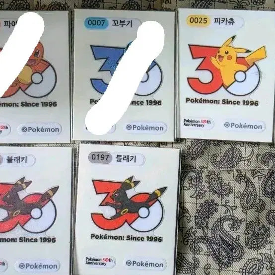[BUNJANG] Pokemon Season 5 Tteokbokki Sticker / 포켓몬 시즌5 띠부씰 판매합니다.