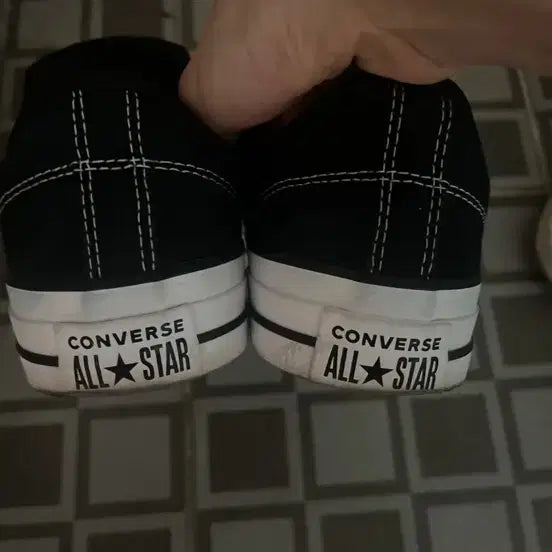 [BUNJANG] Converse Black Low Sneakers 275 / 컨버스 블랙 로우 스니커즈 275 민트급