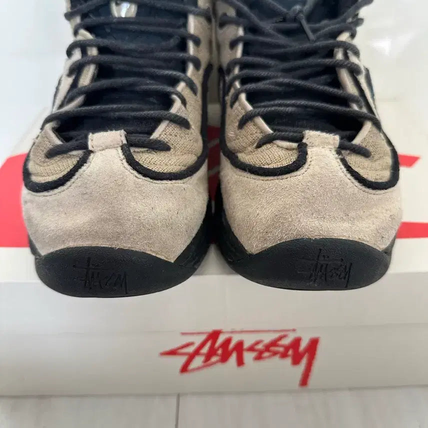 [BUNJANG] Nike Stussy Air Penny 2 Black-Limestone Sneakers / 나이키스투시에어페니2 240 블랙-라임스톤