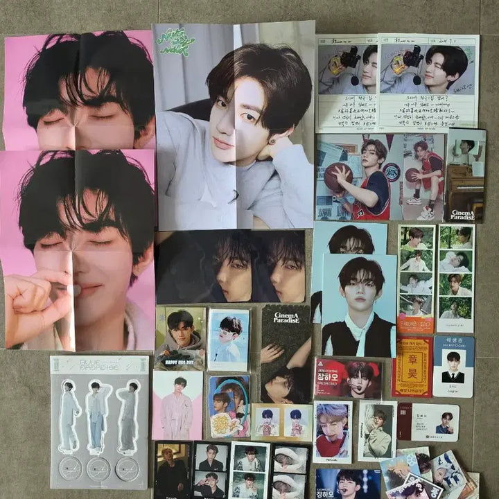 [BUNJANG] ZEROBASEONE Zhang Hao Photocard Bundle Set / 제로베이스원 장하오 포카 및 비공굿즈 일괄양도