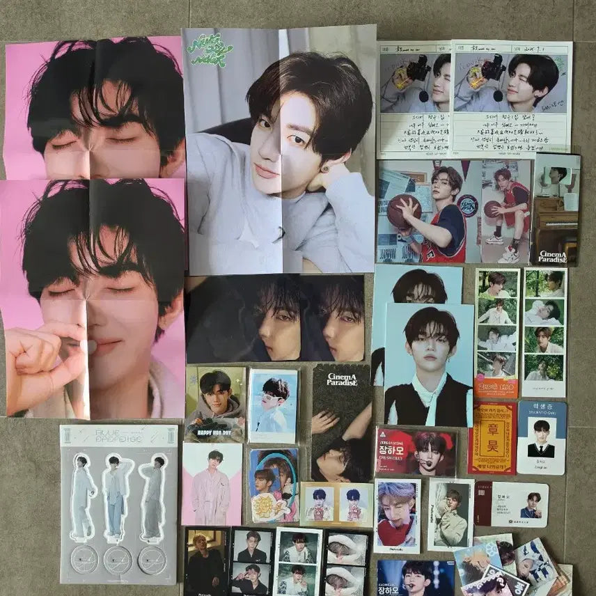[BUNJANG] ZEROBASEONE Zhang Hao Photocard Bundle Set / 제로베이스원 장하오 포카 및 비공굿즈 일괄양도