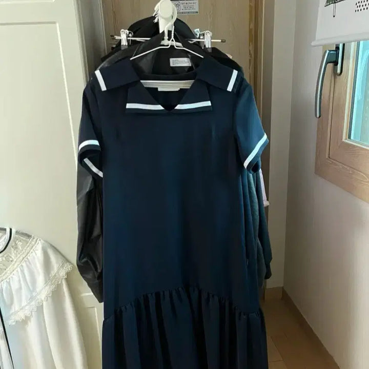 [BUNJANG] Zero Street Double Collar Sailor Dress / 제로스트릿 더블 카라 세일러 원피스