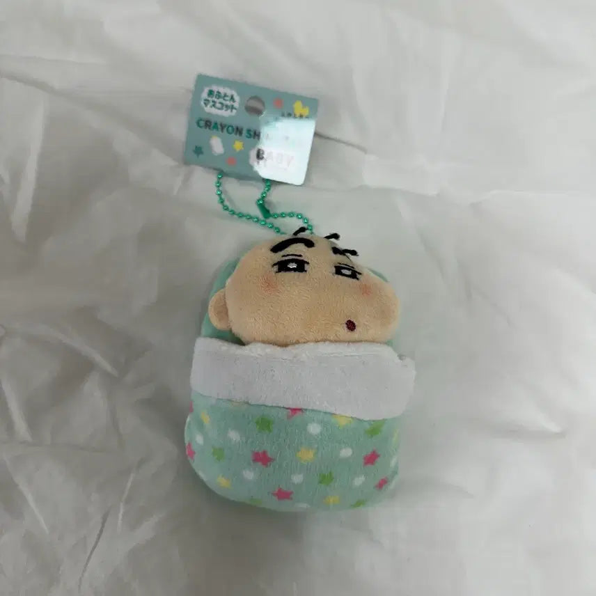 [BUNJANG] Baby Jjangu Sleeping Mascot Doll Keyring / 베이비짱구 잠짱 마스코트 인형키링