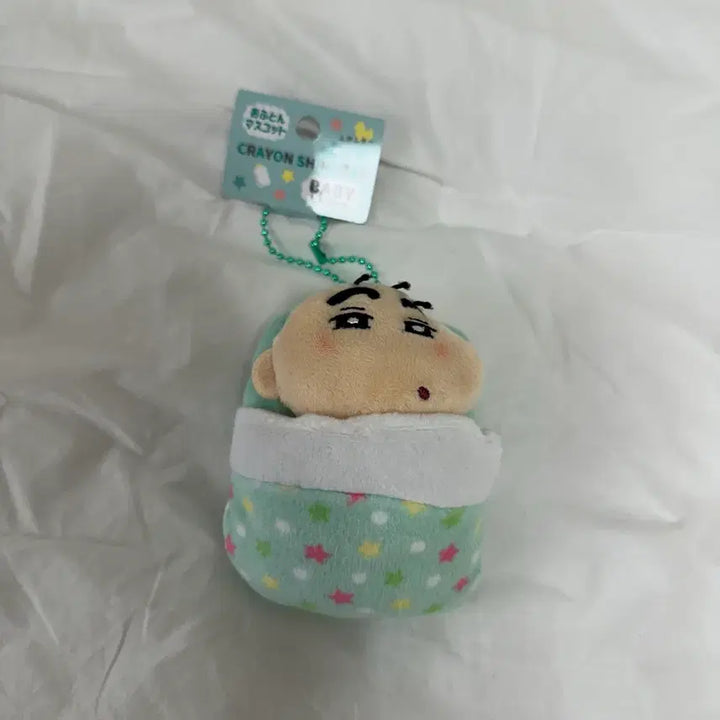[BUNJANG] Baby Jjangu Sleeping Mascot Doll Keyring / 베이비짱구 잠짱 마스코트 인형키링