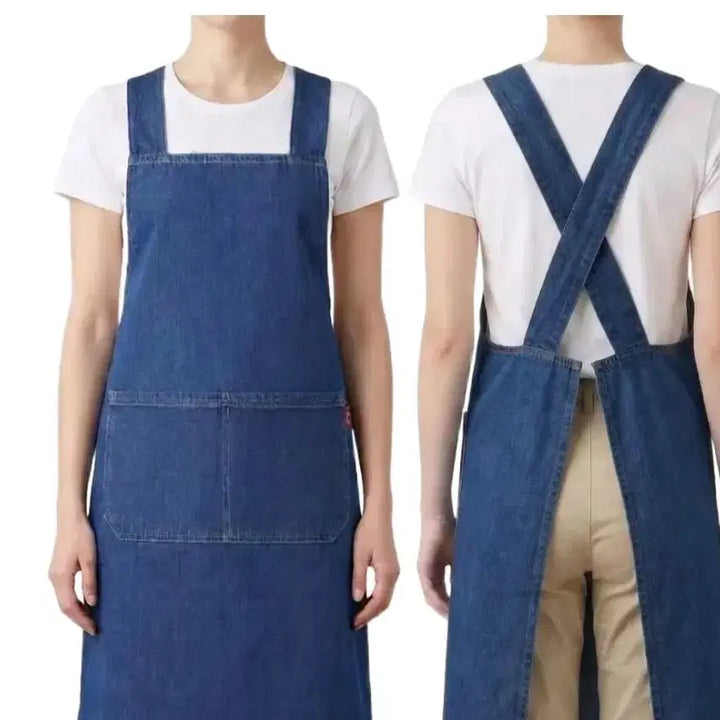 [BUNJANG] Denim Apron / 데님 앞치마 새제품