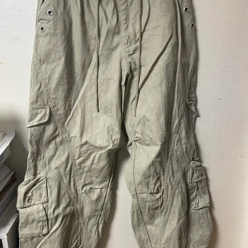 [SOLD OUT] 낫포너드 베이지 카고 코튼 팬츠