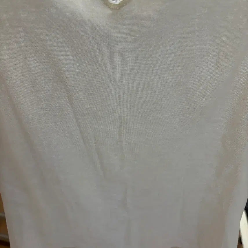 [BUNJANG] Vintage Ivory Lace Trim Sleeveless Top / 빈티지 꽃 레이스 나시 슬리브리스