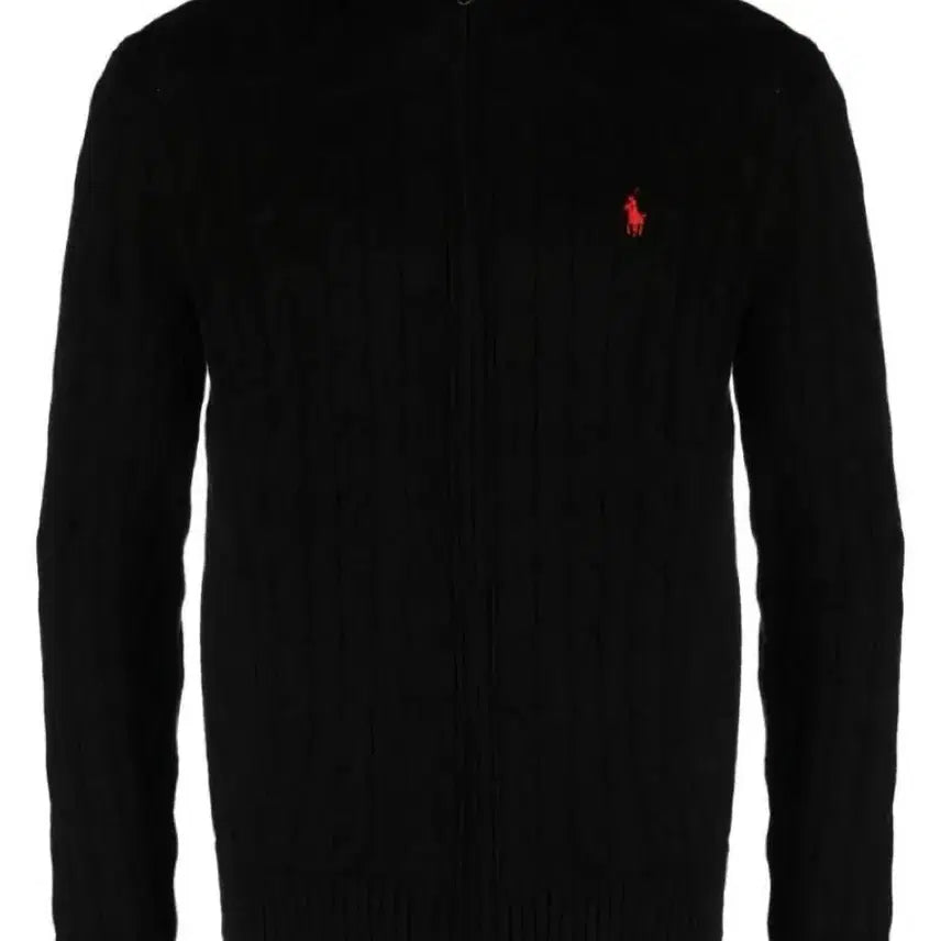 [BUNJANG] Polo Ralph Lauren Cable Knit Zip-Up Cardigan / 무배 정품QR인증가능 새상품 폴로 랄프로렌 케이블 니트 가디건 집업