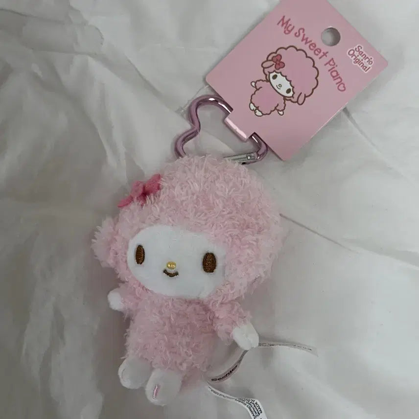 [BUNJANG] Sanrio My Melody &amp; My Sweet Piano Plush Keyring / 산리오 마이멜로디 마이 스위트 피아노 인형 키링