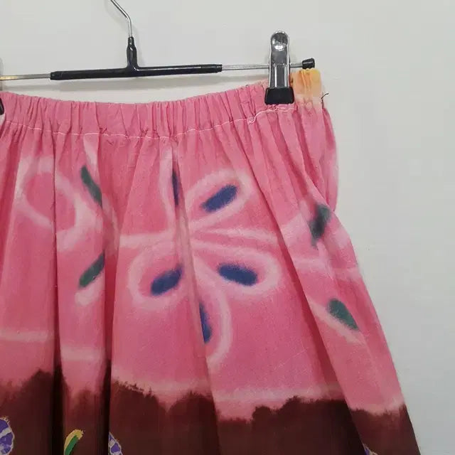 [SOLD OUT] 핸드프린트 밴딩 스커트