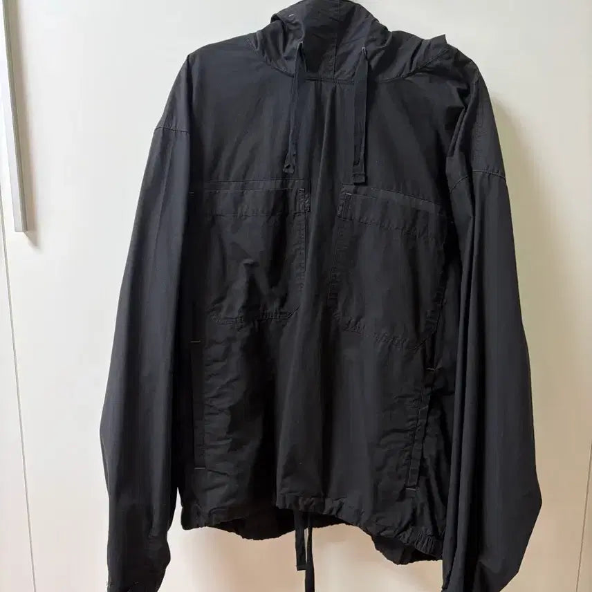 [BUNJANG] Polytelu Washed Smoke Parka Black Size 4 / 폴리테루 워시드 스모크파카 블랙 4사이즈