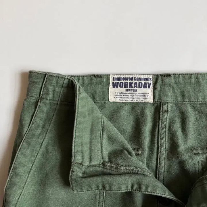 [BUNJANG] Engineered Garments Workaday Fatigue Pants / 엔지니어드 가먼츠 워카데이 퍼티그 팬츠 바지