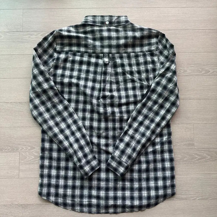 [BUNJANG] Elbow Patch Plaid Shirt / 엘보패치 체크 남방