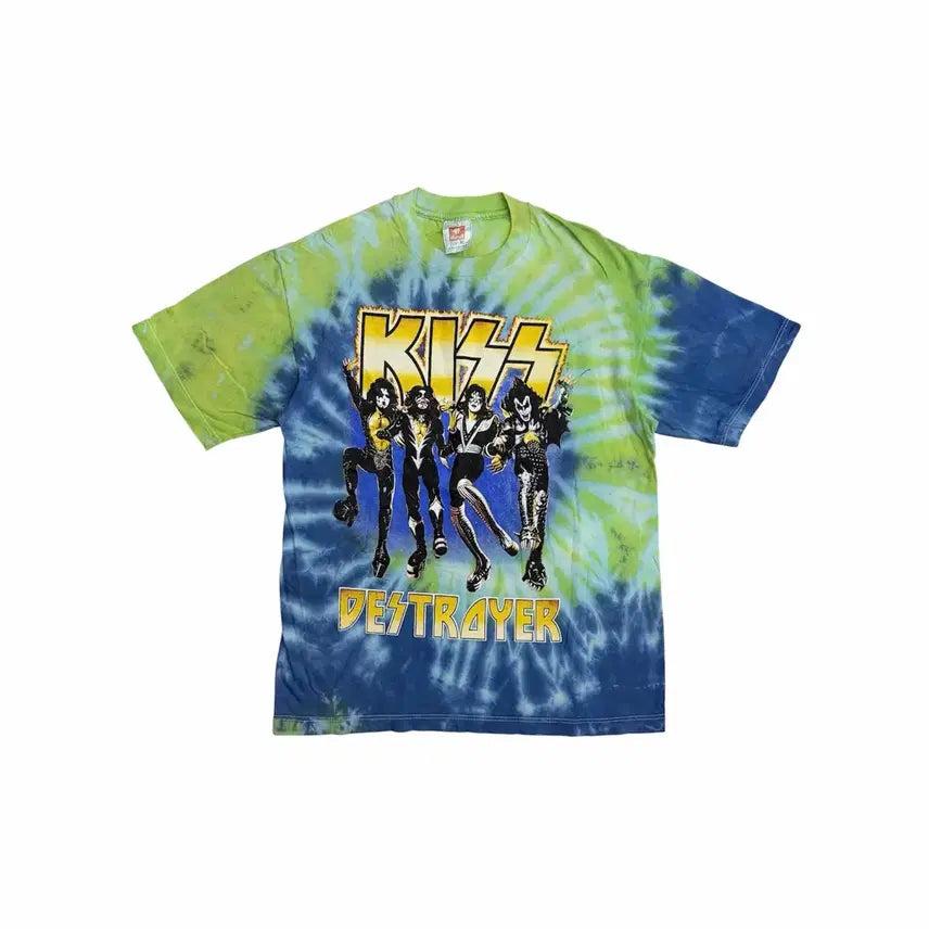 [SOLD OUT] KISS DESTROYER 록 밴드 키스 반팔 티셔츠 (L)100