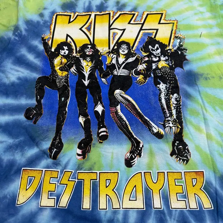 [SOLD OUT] KISS DESTROYER 록 밴드 키스 반팔 티셔츠 (L)100