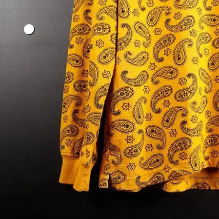 [BUNJANG] Stussy Paisley Rugby Shirt / 스투시 페이즐리 럭비 티셔츠
