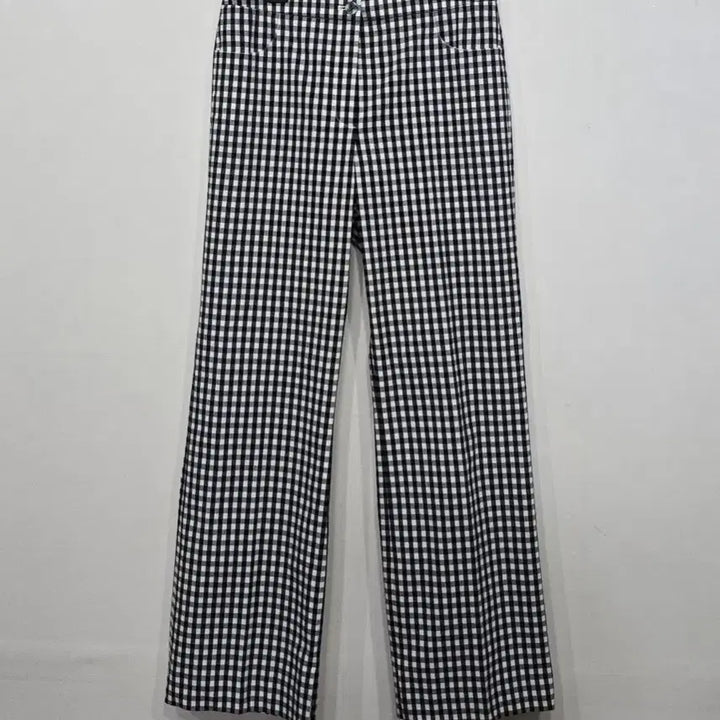 [BUNJANG] Hazzys WEOURS Checkered Wide Pants / [28] 여성 헤지스 위아워스 체크무늬 와이드 팬츠