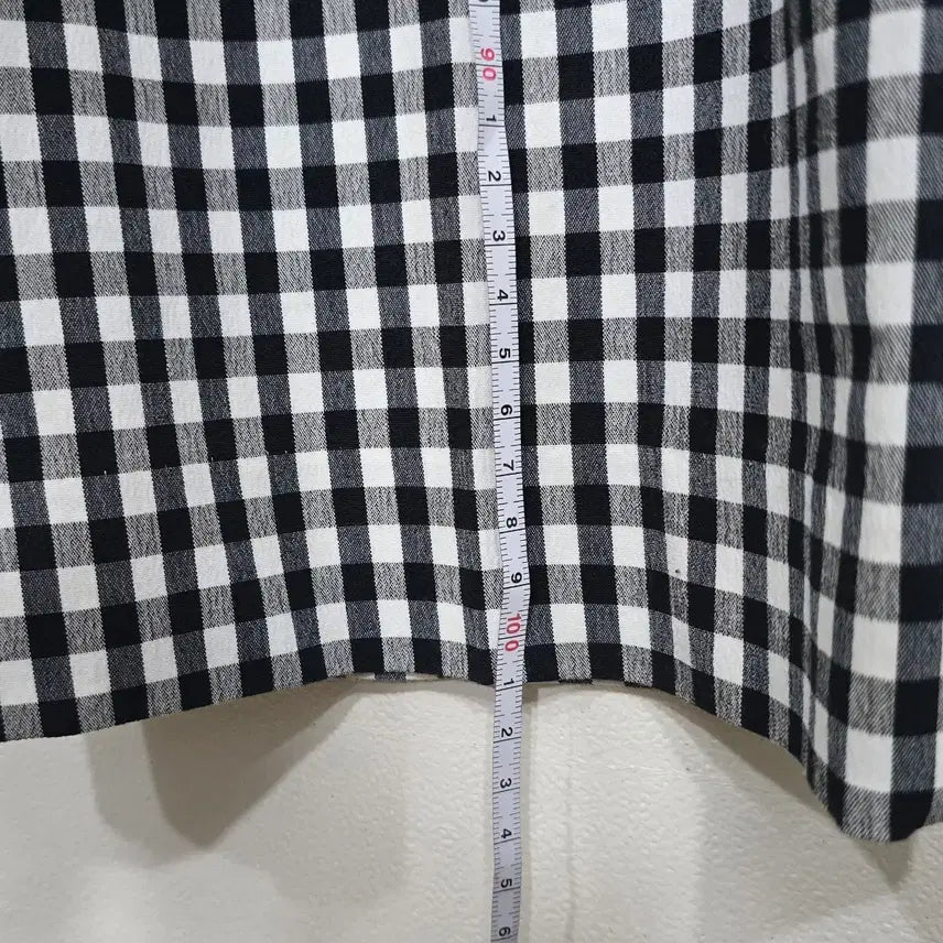 [BUNJANG] Hazzys WEOURS Checkered Wide Pants / [28] 여성 헤지스 위아워스 체크무늬 와이드 팬츠