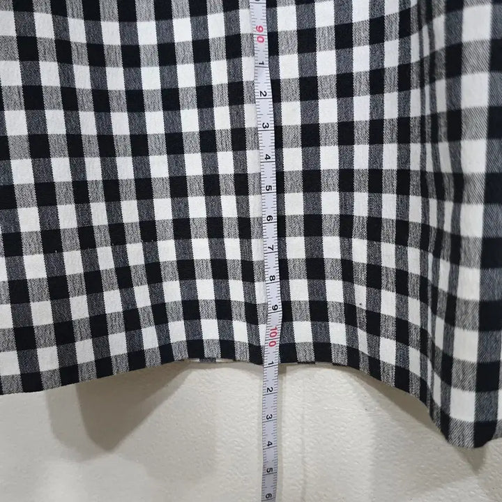 [BUNJANG] Hazzys WEOURS Checkered Wide Pants / [28] 여성 헤지스 위아워스 체크무늬 와이드 팬츠